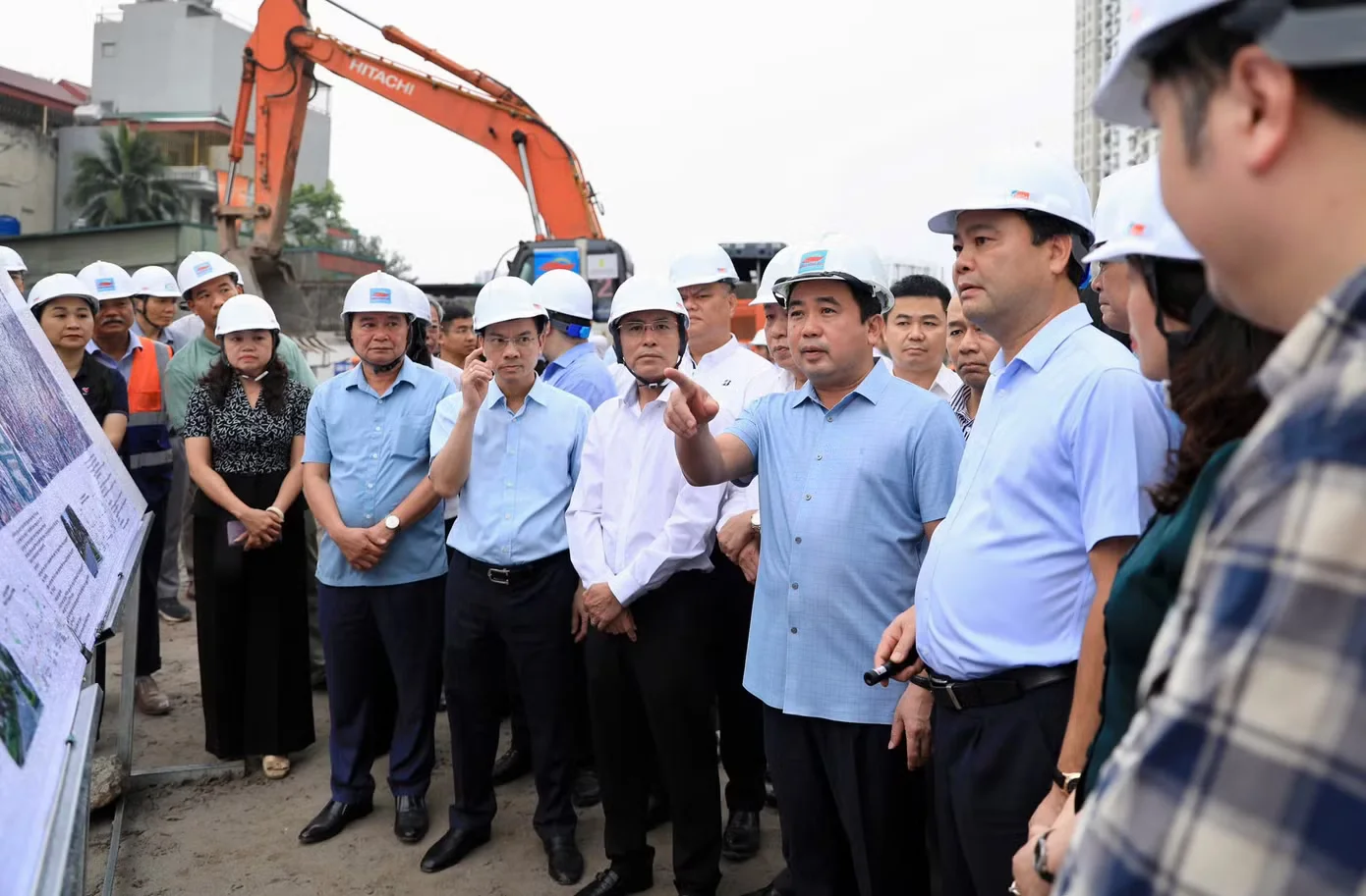 Bí thư Hà Nội Trần Đức Thắng ra 'tối hậu thư' khi kiểm tra 3 dự án trọng điểm