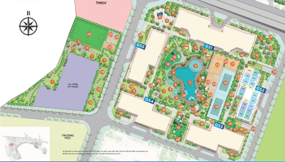 Phân khu The Miami dự án căn hộ Metrolines Smart City Hà Nội