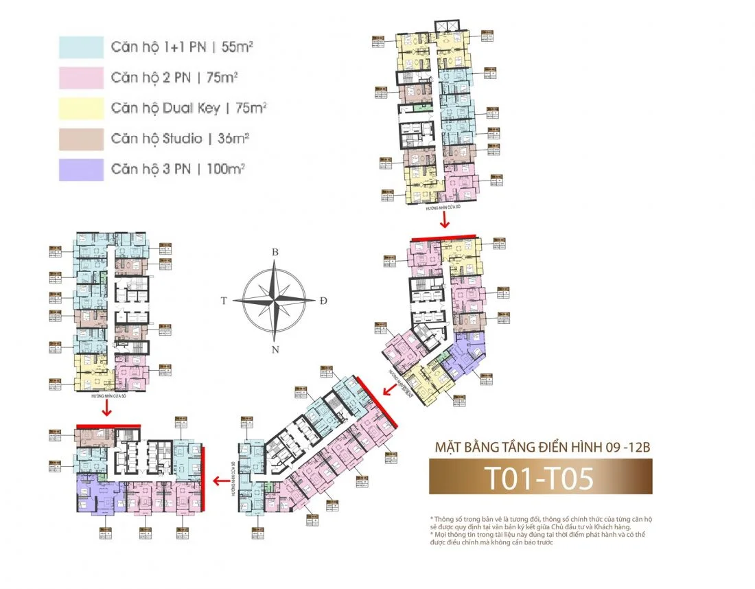 Mặt bằng dự án căn hộ Sun Grand Marina Town Hạ Long