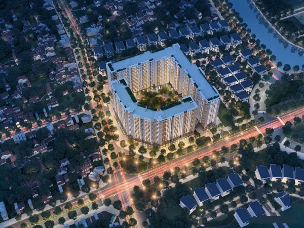 Phối cảnh tổng thể khu căn hộ Hope Residence quận Long Biên