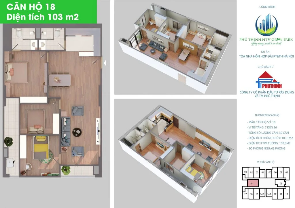 Dự án chung cư Phú Thịnh Green Park Hà Đông