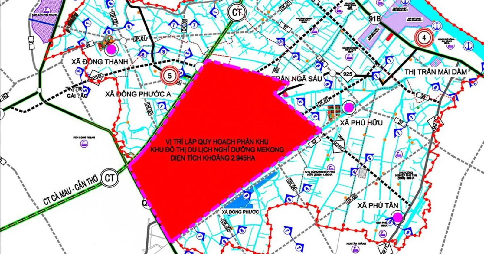 Dự án lớn nhất lịch sử miền Tây do Vingroup đề xuất : Rộng gấp đôi sân bay Tân Sơn Nhất, dân số dự kiến 300.000 người - Ảnh 2.