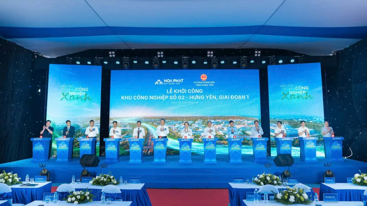 Hòa Phát khởi công khu công nghiệp thứ ba tại Hưng Yên theo mô hình công nghiệp hỗ trợ