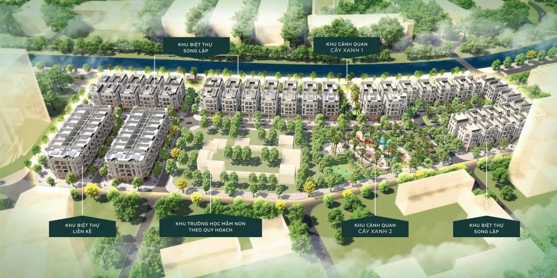 Khu biệt thự, nhà phố liền kề The Diamond Point Hà Nội