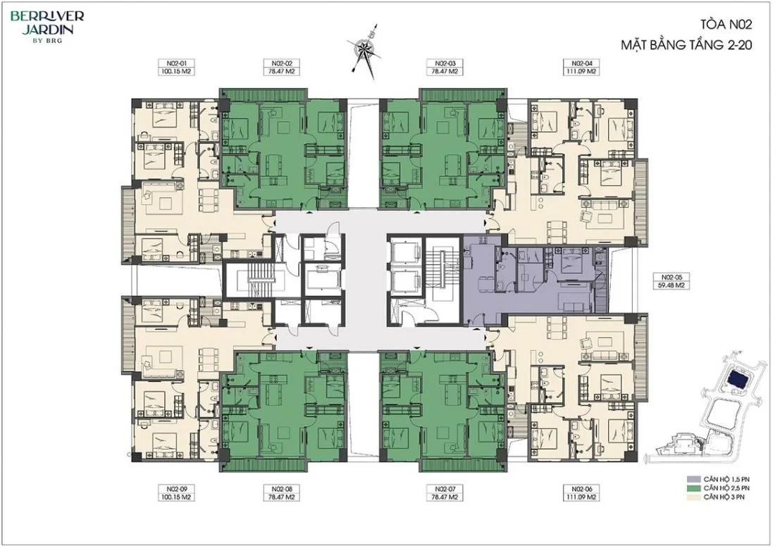 Khu chung cư Berriver Jardin Long Biên