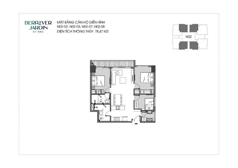 Khu chung cư Berriver Jardin Long Biên