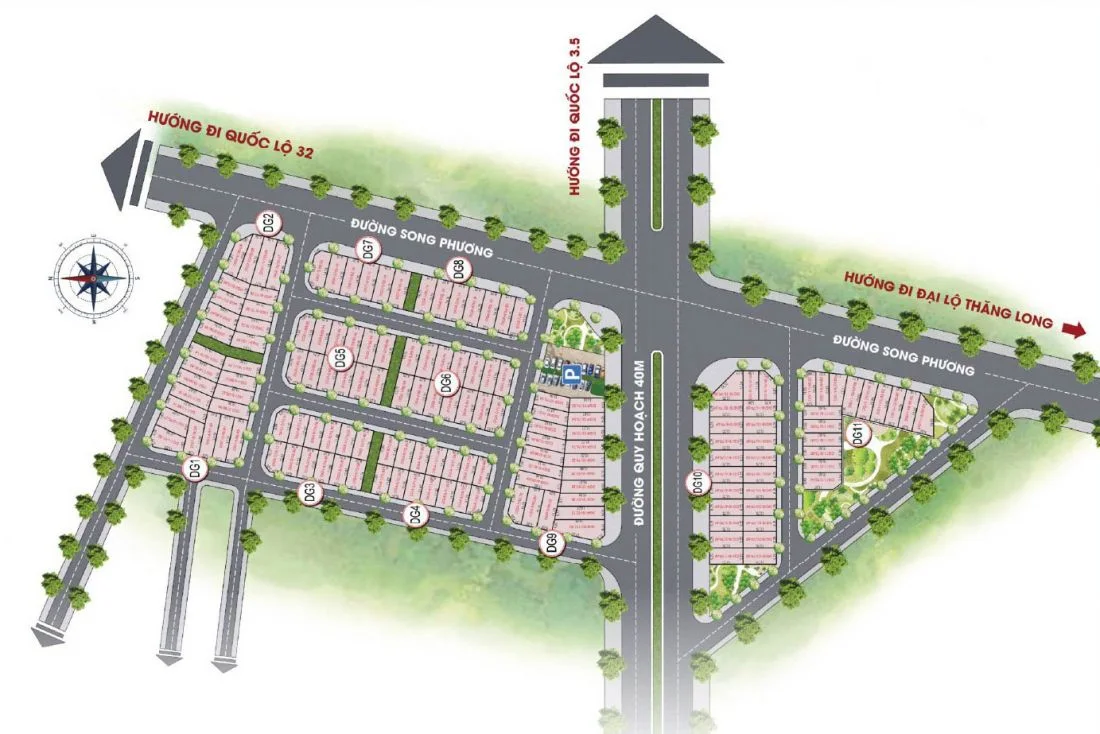 Mặt bằng dự án Sơn Đồng Center Hà Nội