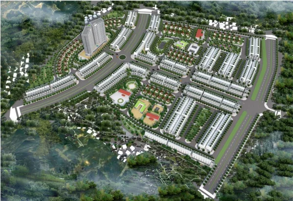 Phối cảnh tổng thể dự án khu đô thị Promexco Móng Cái