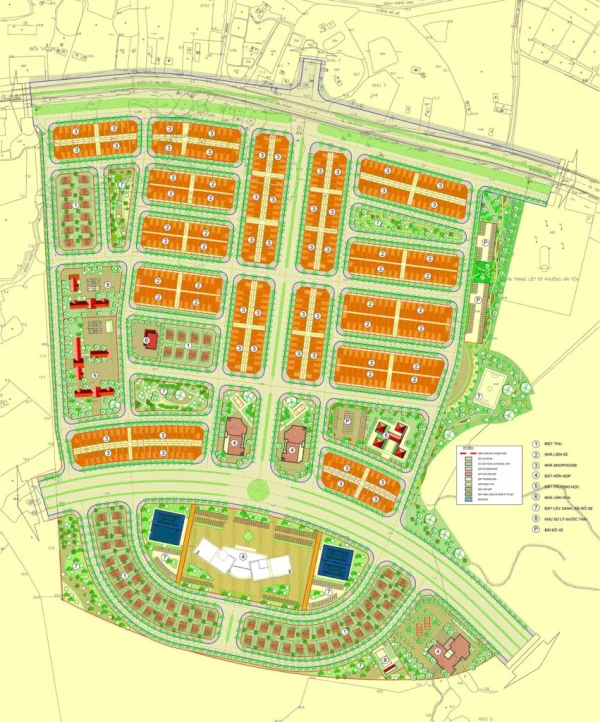 Mặt bằng dự án khu đô thị Promexco Móng Cái