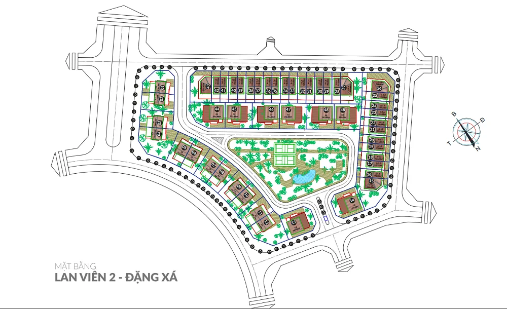 Lan Viên Villa: Dự án khu biệt thự tại Khu đô thị Đặng Xá
