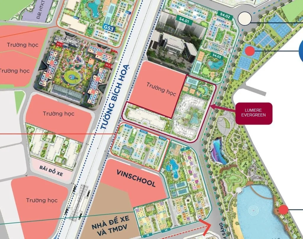 Lumiere EverGreen: Dự án chung cư cao cấp trong khu đô thị Vinhomes Smart City tại Hà Nội