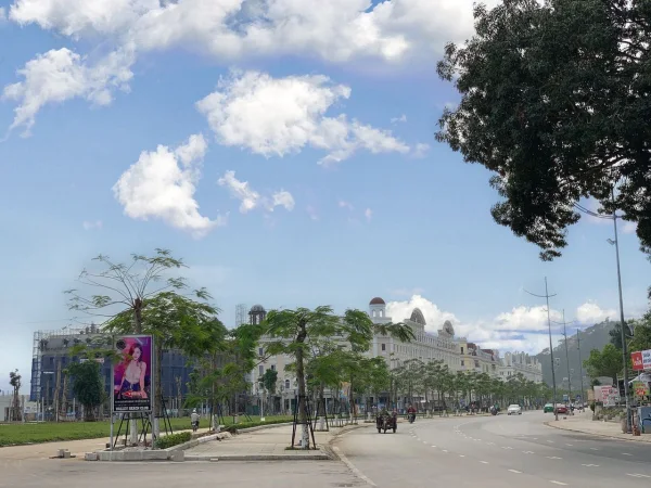 Tiến độ thi công các căn shophouse Europe hồi đầu tháng 4/2019