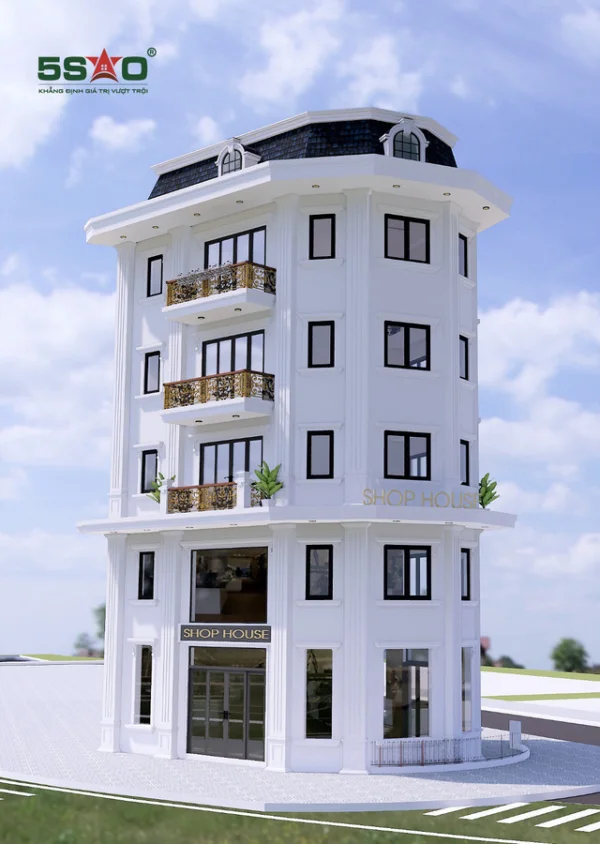 Phối cảnh shophouse Loong Toong tỉnh Quảng Ninh