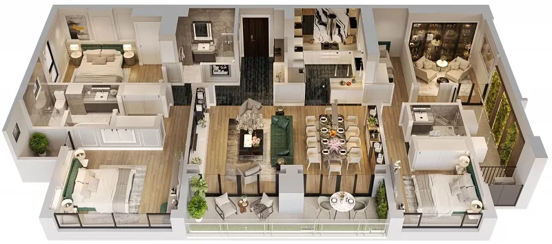 Northern Emerald: Tổ hợp thương mại, căn hộ tại Hà Nội- Ảnh 5. Northern Emerald: Tổ hợp thương mại, căn hộ tại Hà Nội- Ảnh 5.