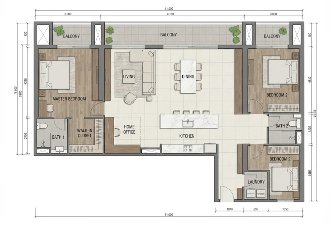 Sarene Residence & Commercial Complex: Khu phức hợp căn hộ, dịch vụ tại TP.HCM- Ảnh 4.