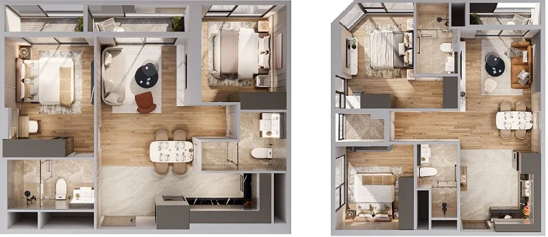 The Continental: Phân khu căn hộ thuộc Imperia Signature Cổ Loa- Ảnh 5. The Continental: Phân khu căn hộ thuộc Imperia Signature Cổ Loa- Ảnh 5.