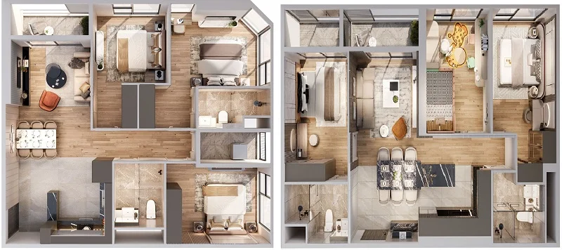 The Continental: Phân khu căn hộ thuộc Imperia Signature Cổ Loa- Ảnh 6. The Continental: Phân khu căn hộ thuộc Imperia Signature Cổ Loa- Ảnh 6.