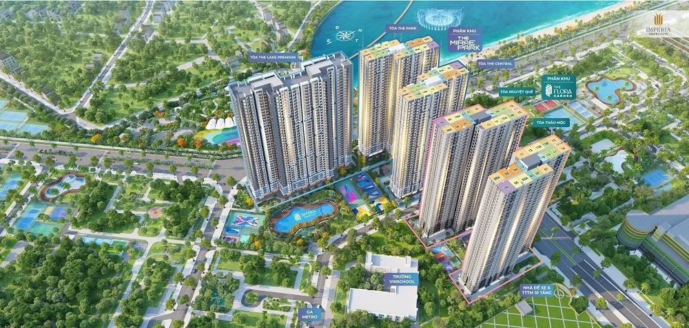 The Mirae Park: Phân khu căn hộ tại Imperia Smart City