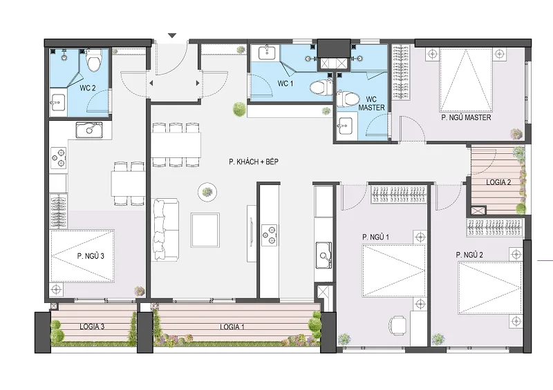 The Wisteria: Phân khu căn hộ tại Khu đô thị Hinode Royal Park- Ảnh 9.