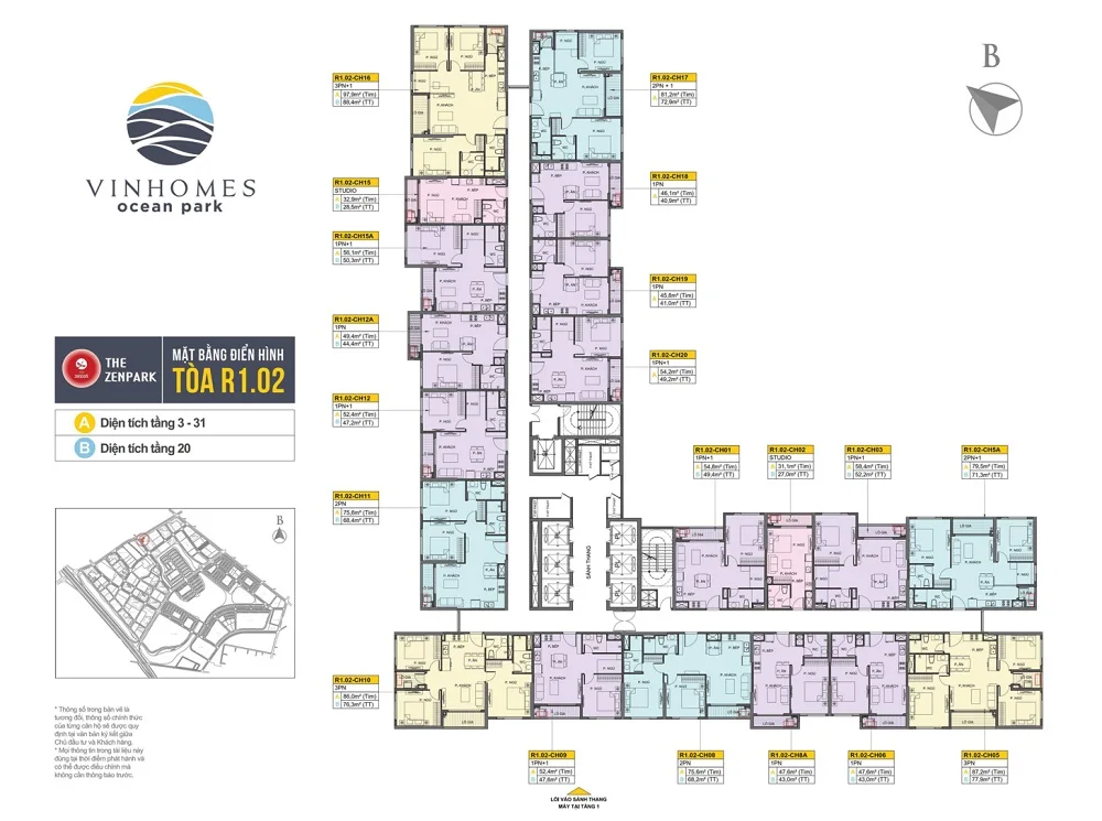 The Zenpark: Dự án khu căn hộ tại Vinhomes Ocean Park