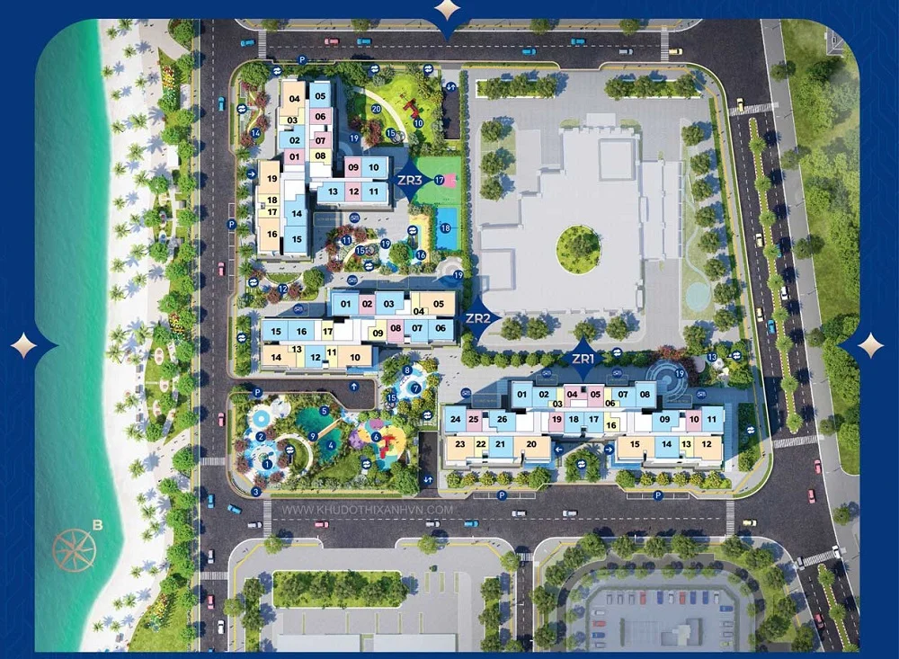 The Zurich: Phân khu tại dự án Vinhomes Ocean Park