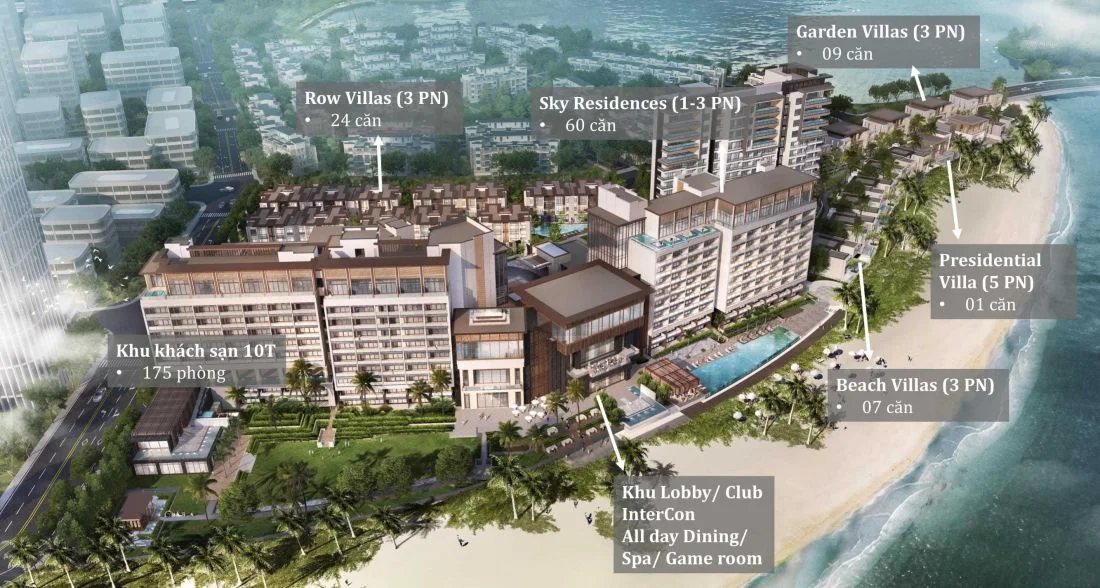 Tổ hợp biệt thự, khách sạn InterContinental Halong Bay