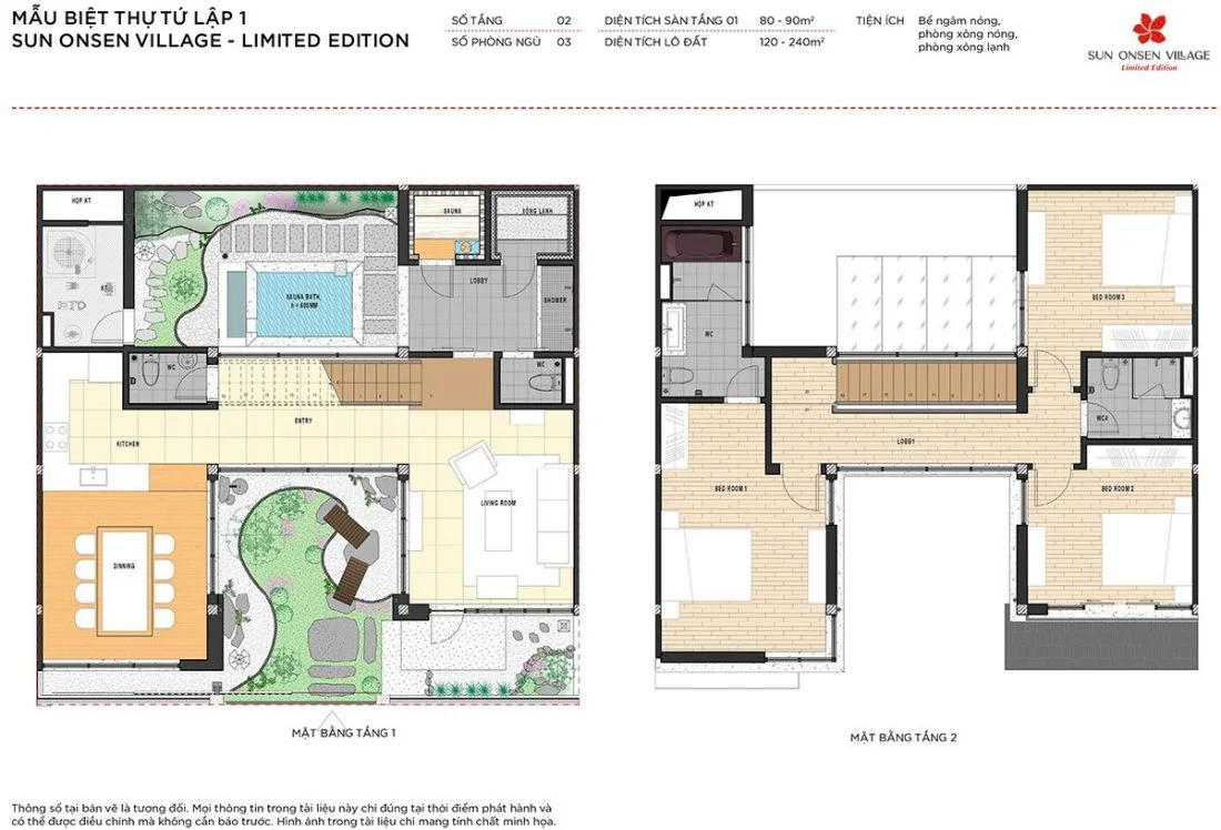 Tổ hợp biệt thự khoáng nóng Sun Onsen Village – Limited Edition Quảng Ninh