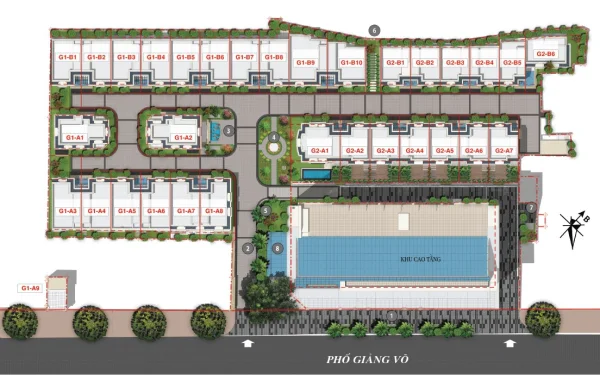 Tổ hợp căn hộ, biệt thự Grandeur Palace Giảng Võ