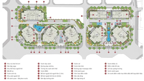 Mặt bằng dự án căn hộ Le Grand Jardin Hà Nội