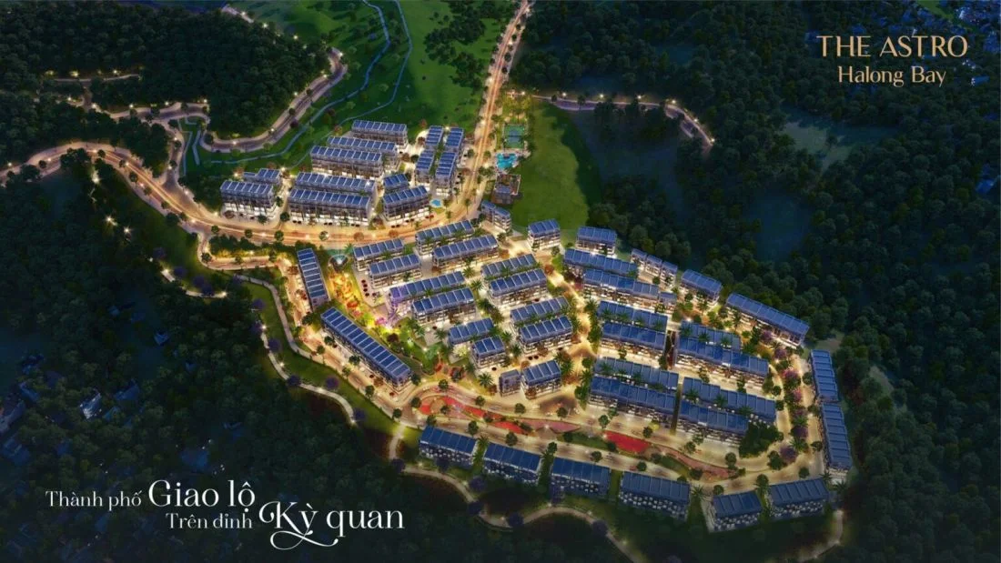 Tổ hợp nhà phố, shophouse The Astro Halong Bay
