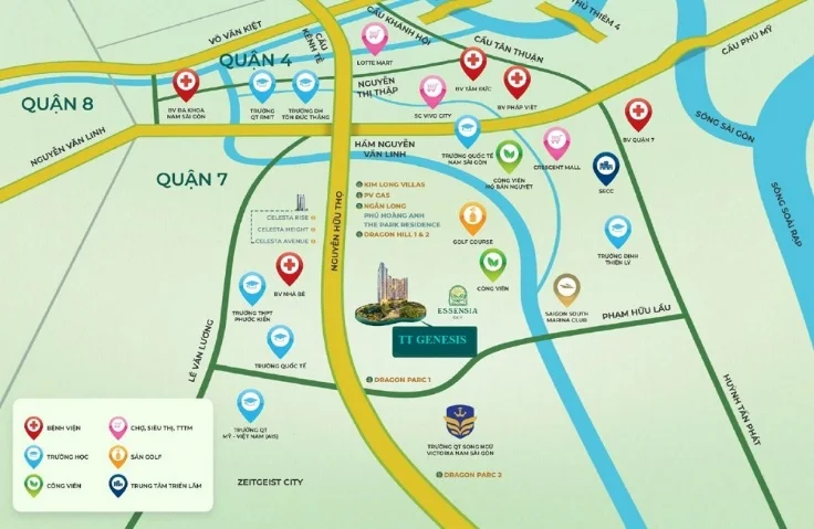 TT Genesis: Dự án căn hộ tại khu Nam TP.HCM